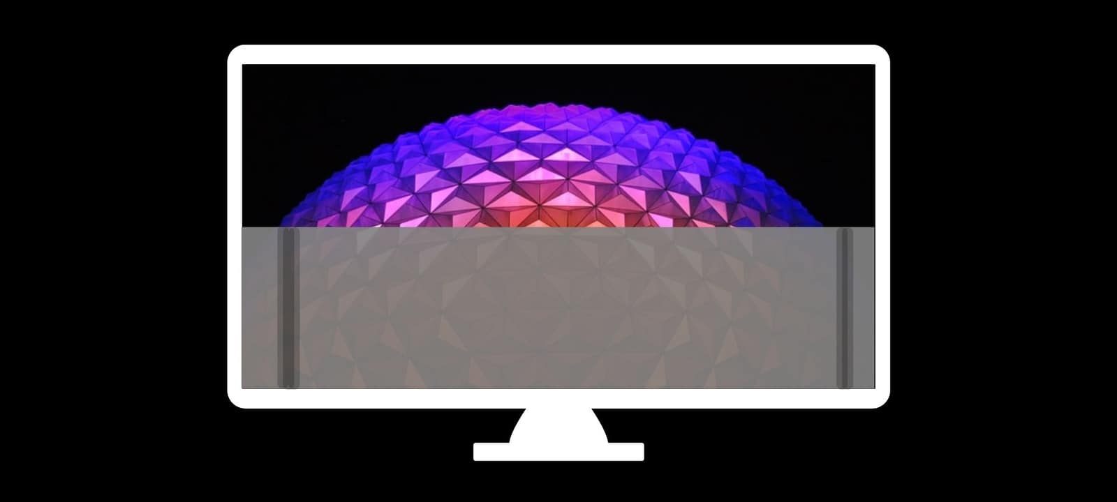 Half Grey Screen